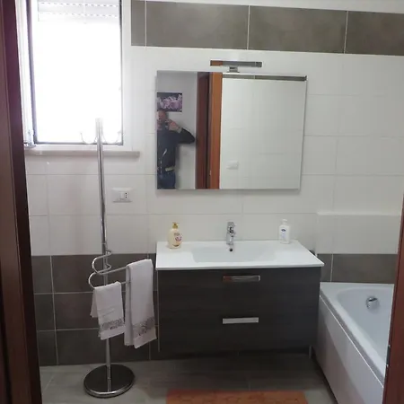 White And Red Apartment